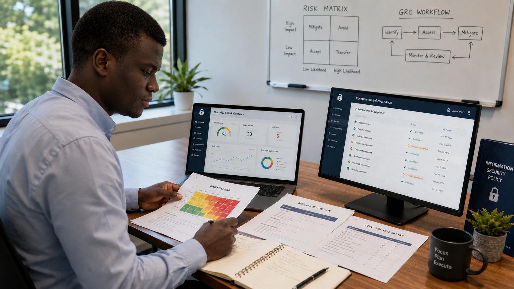 Cybersecurity governance risk and compliance assessment