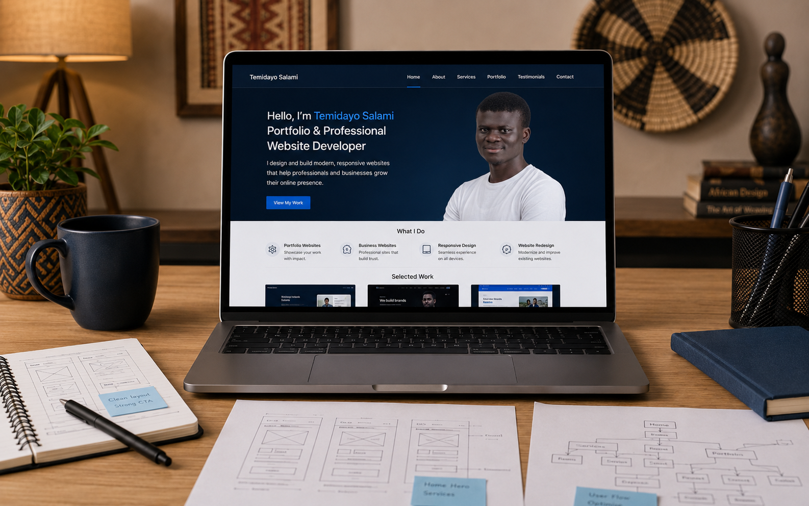 Professional website development and deployment